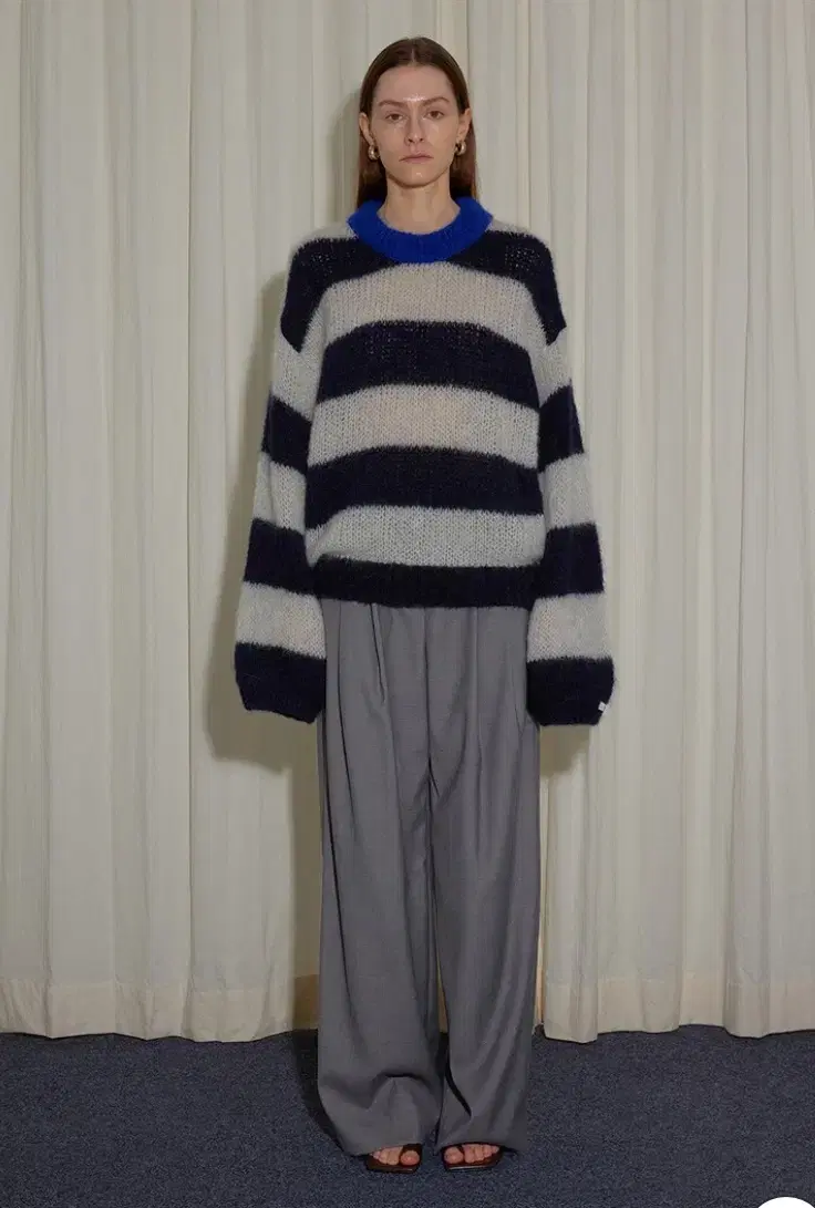 엔오르 enor 스트라이프 니트 KIDMOHAIR STRIPE